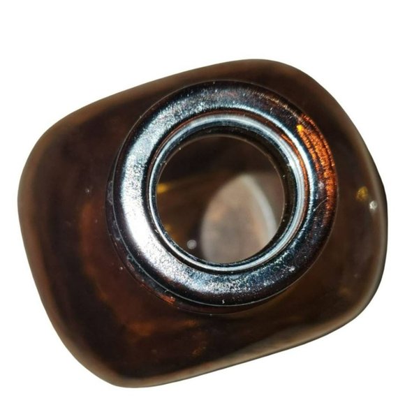 Amber Glass Dairy Fresh Milk Bottle Cream Crest Dairy Oakland Concord California - Picture 4 of 6